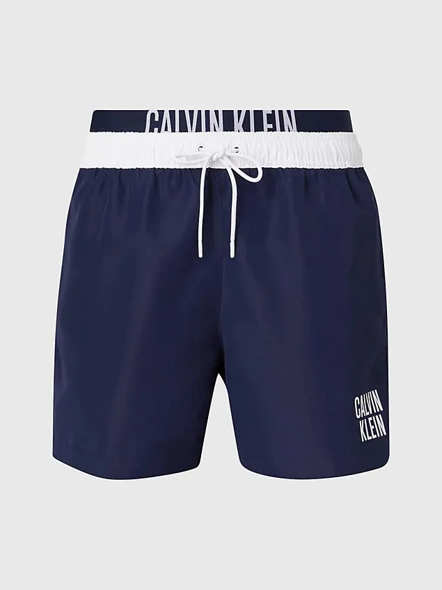 Double Waistband Swim Shorts - Intense Power