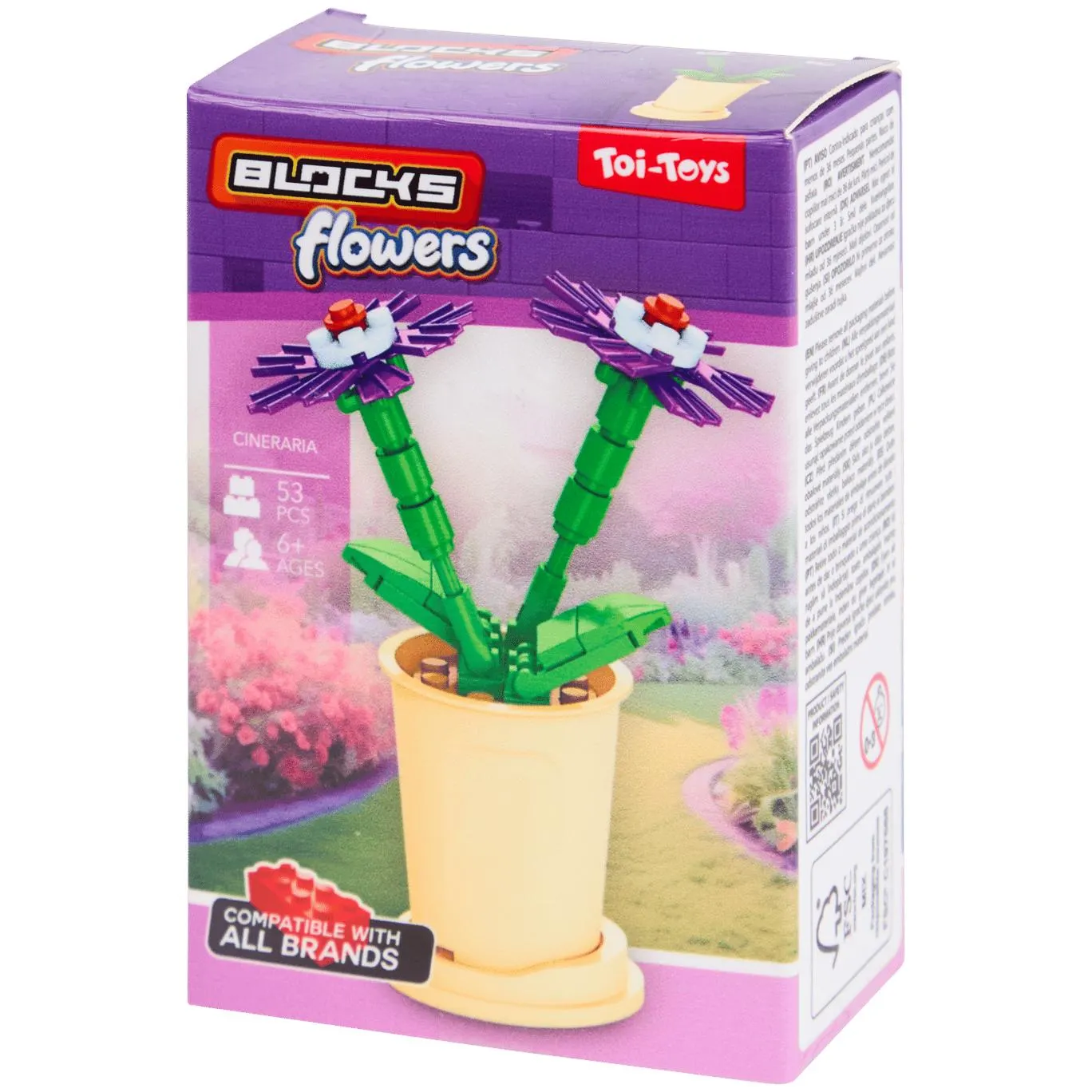 Mini stavebnice s květinami