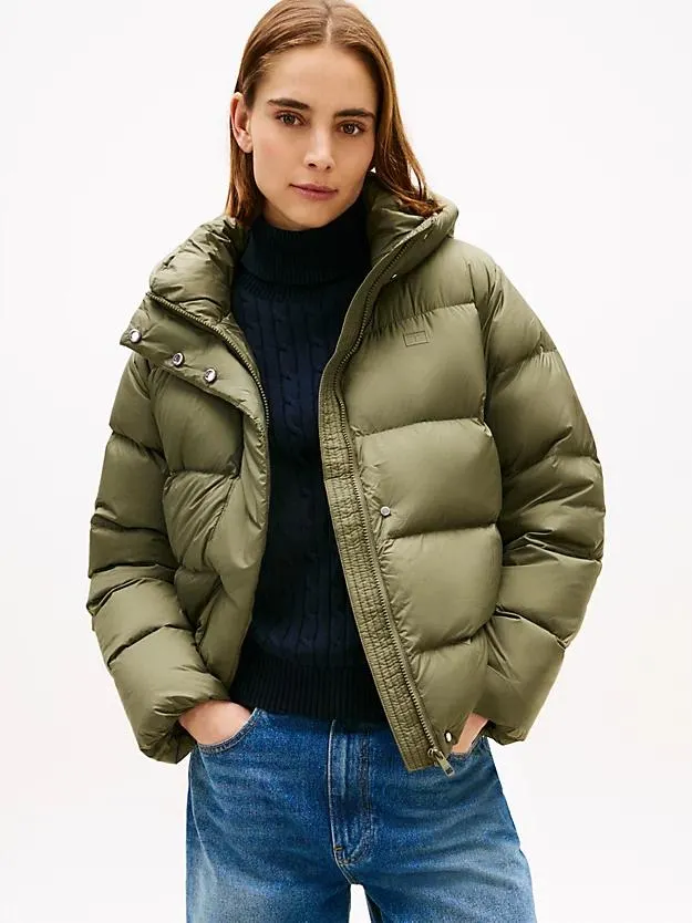 Down Hooded Puffer Jacket