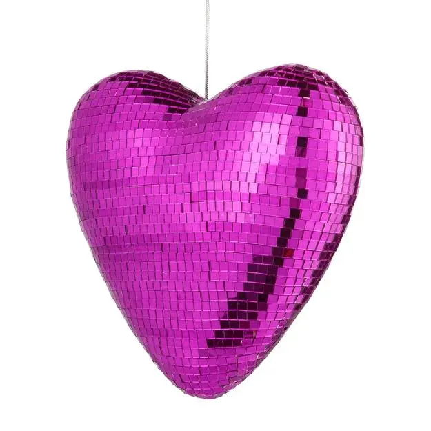 Srdce 20 cm - růžová