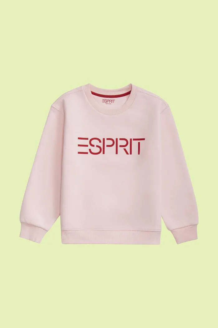 Sweat-shirt à col rond et logo