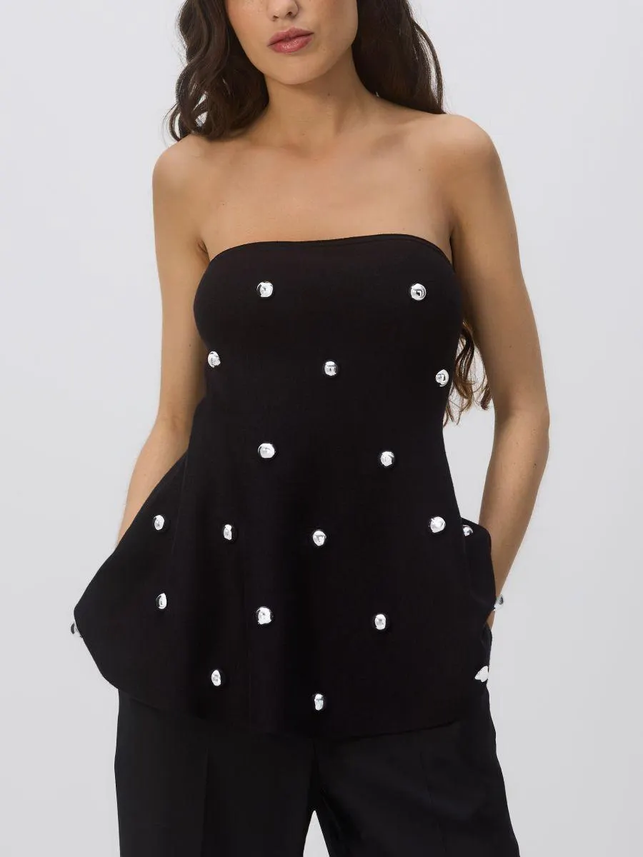 Tričko s volánkem peplum