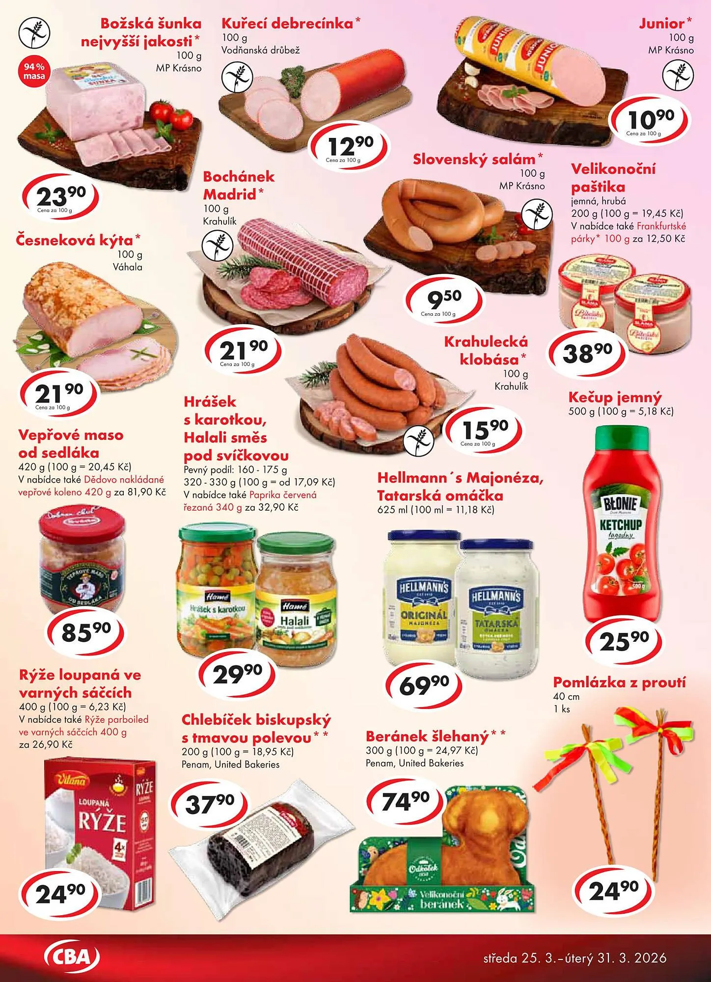 CBA leták - 25. března 31. března 2026 - Page 3