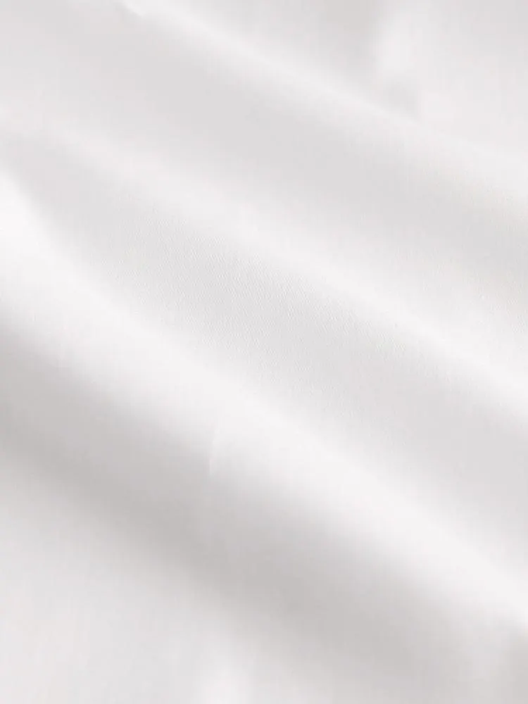 Bílá - Saténová bavlněná košile Signatures