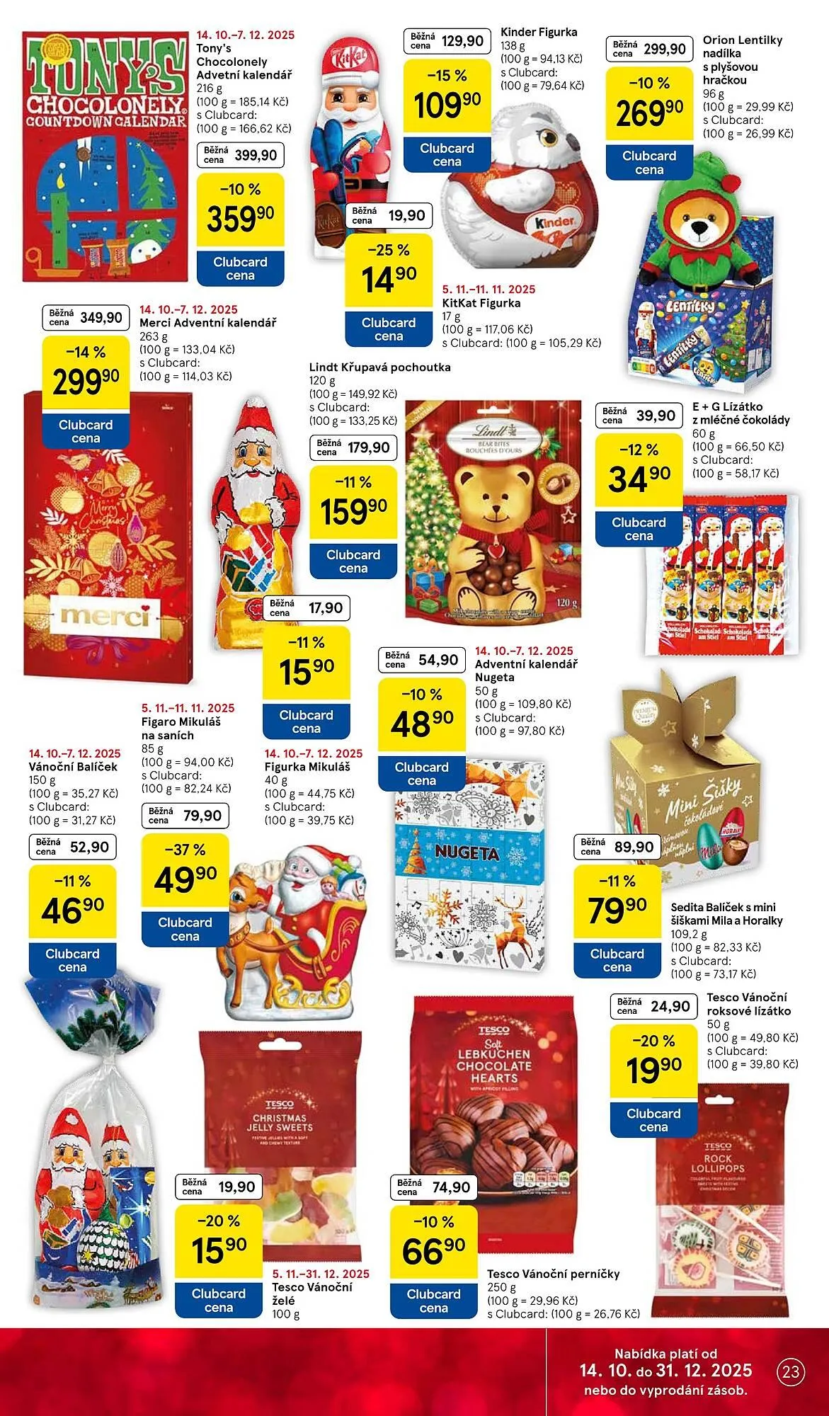 Tesco leták - 5. listopadu 11. listopadu 2025 - Page 23