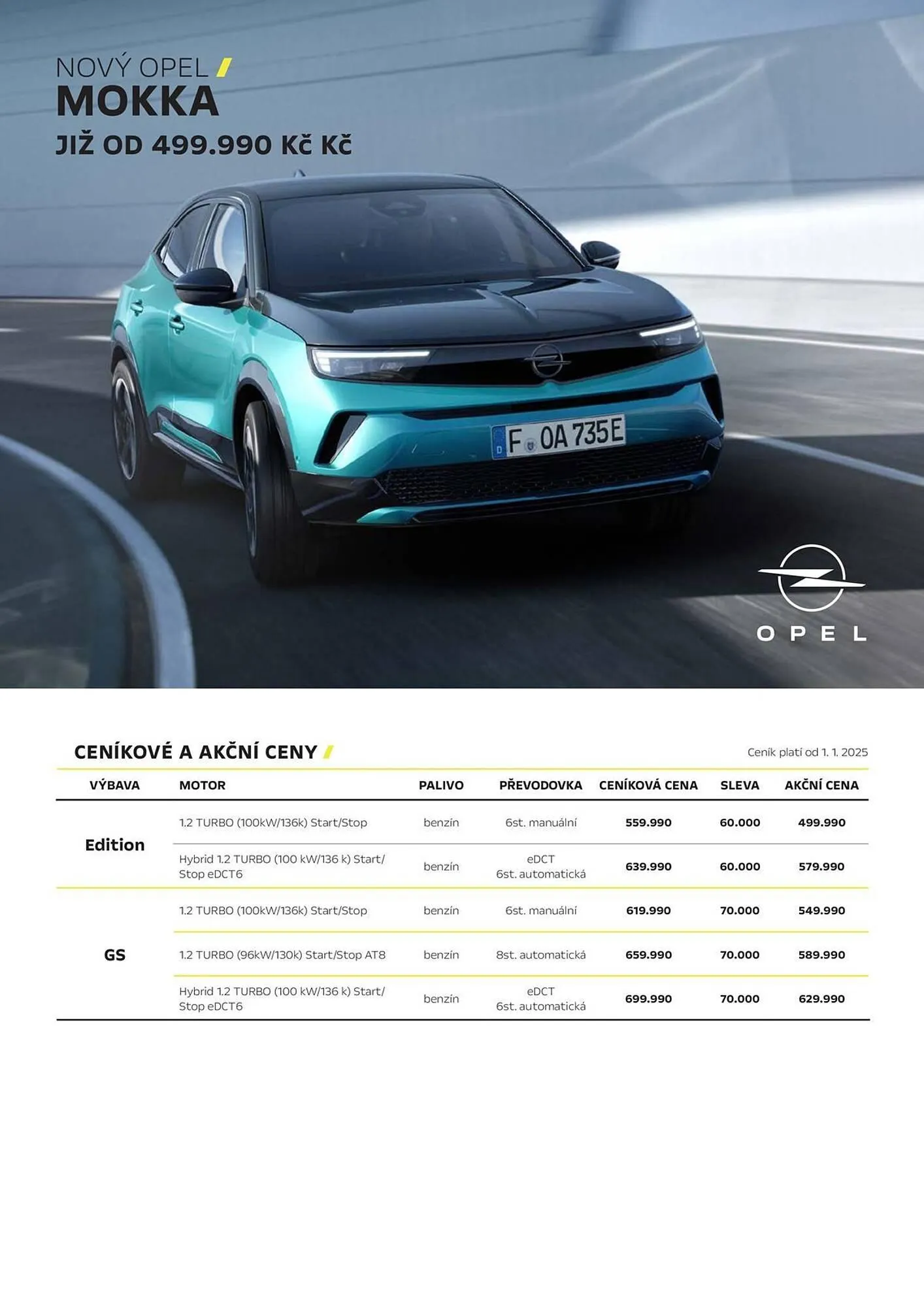 Opel leták - 22. ledna 31. března 2025 - Page 1
