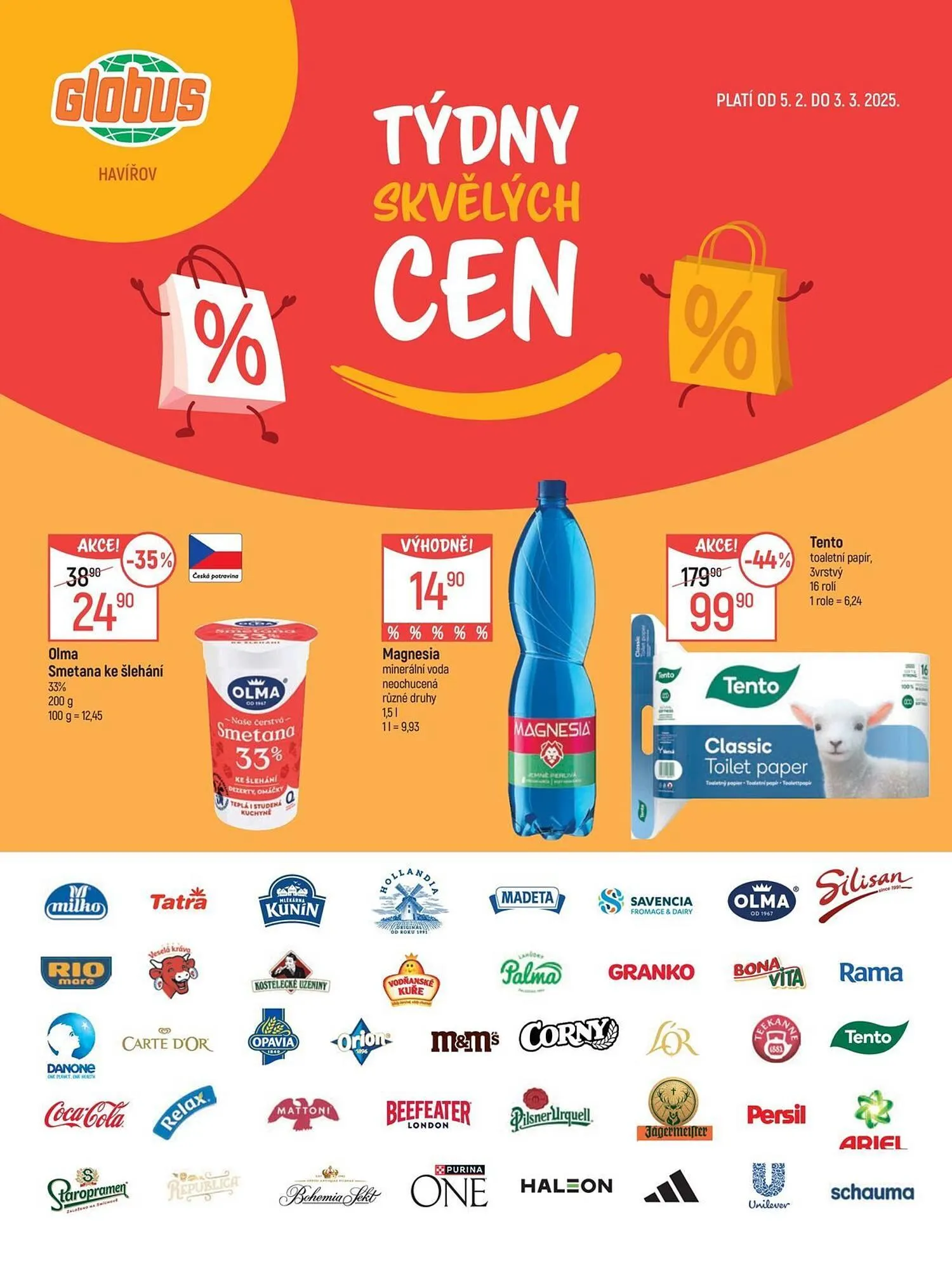 Globus leták - 5. února 3. března 2025 - Page 1