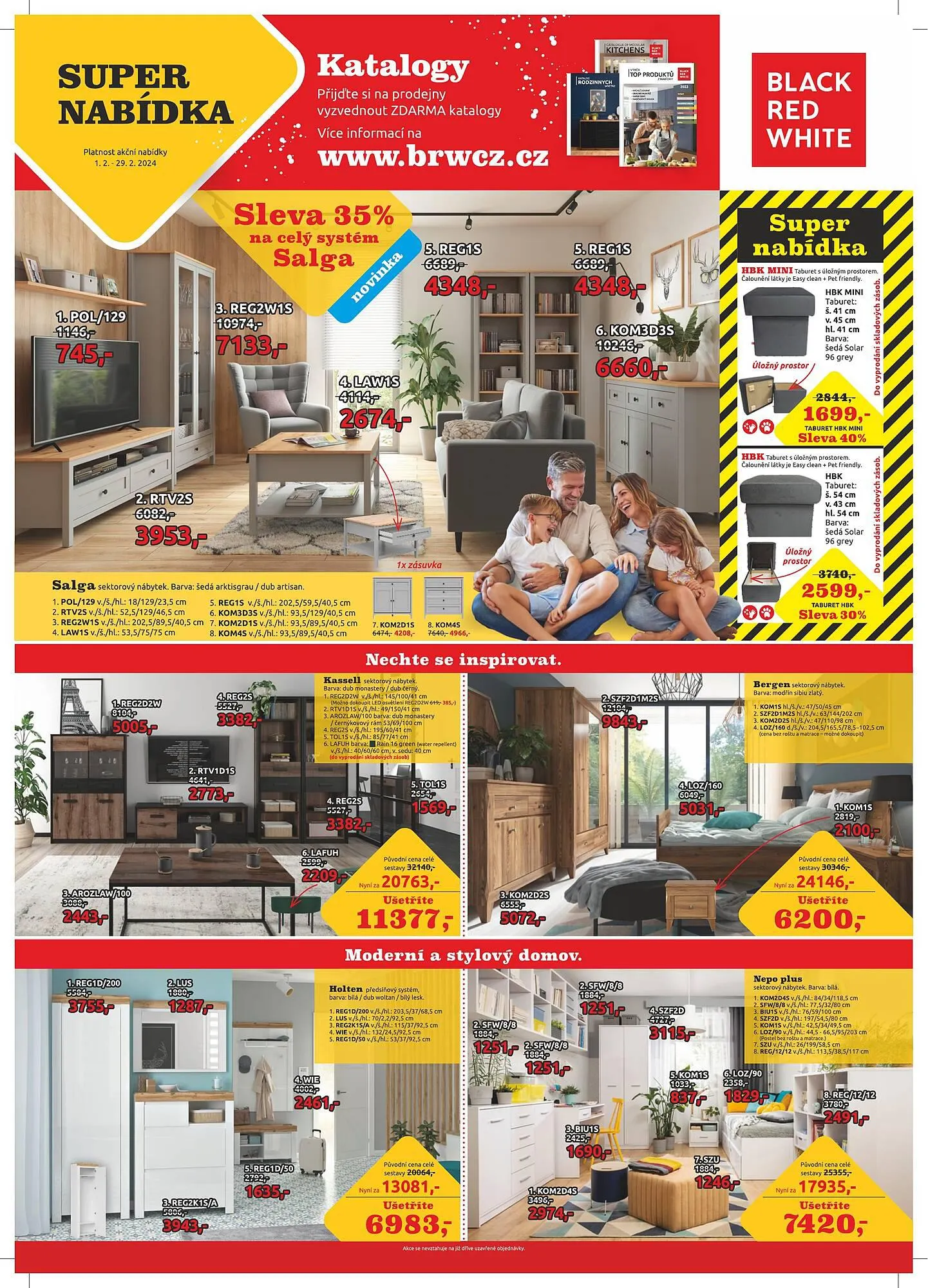 Orfa Nábytek leták - 1. února 29. února 2024