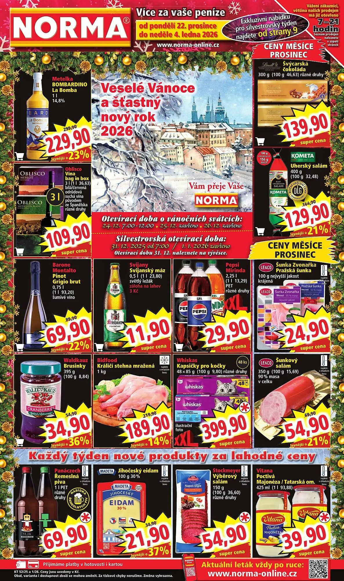 Norma leták - 22. prosince 4. ledna 2026 - Page 1