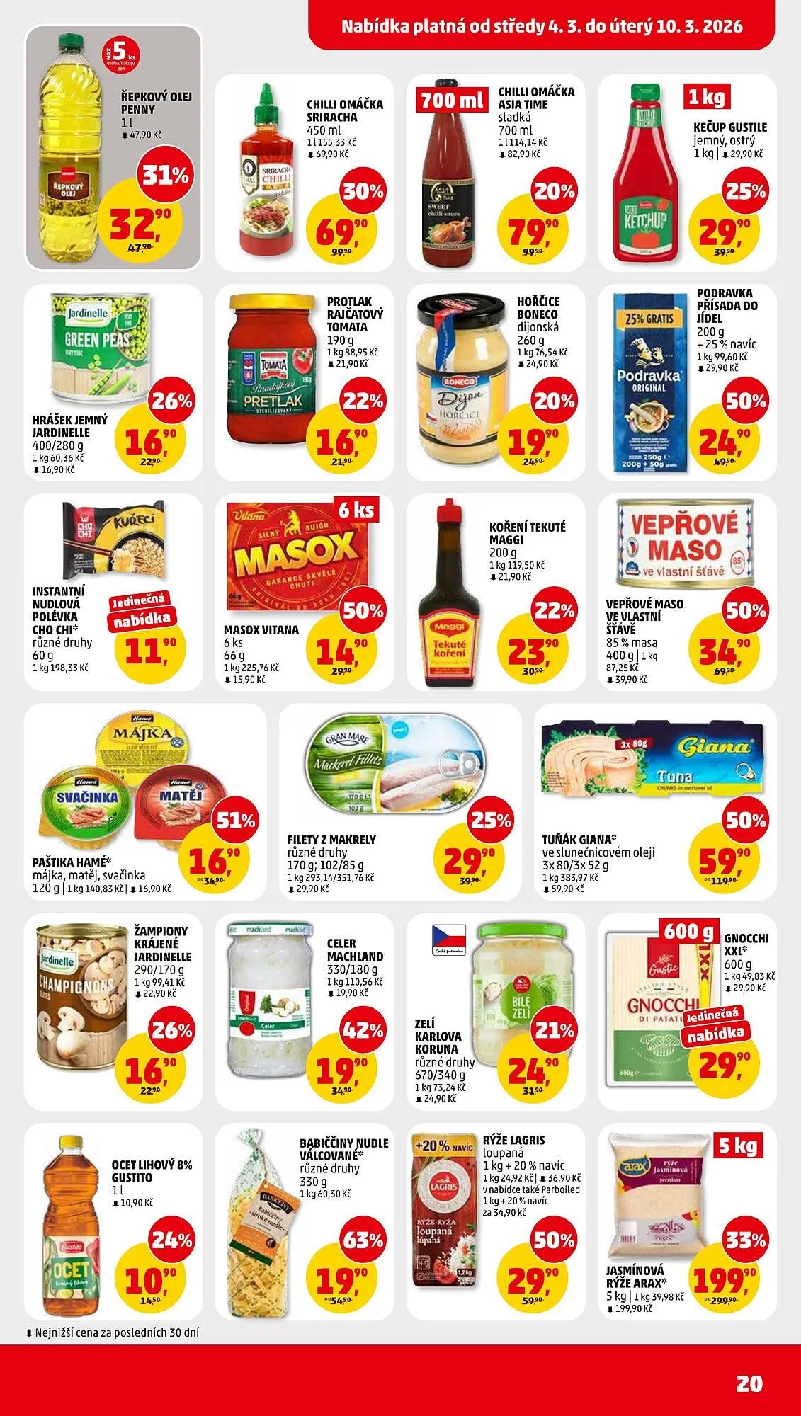 Penny Market leták - 4. března 10. března 2026 - Page 20
