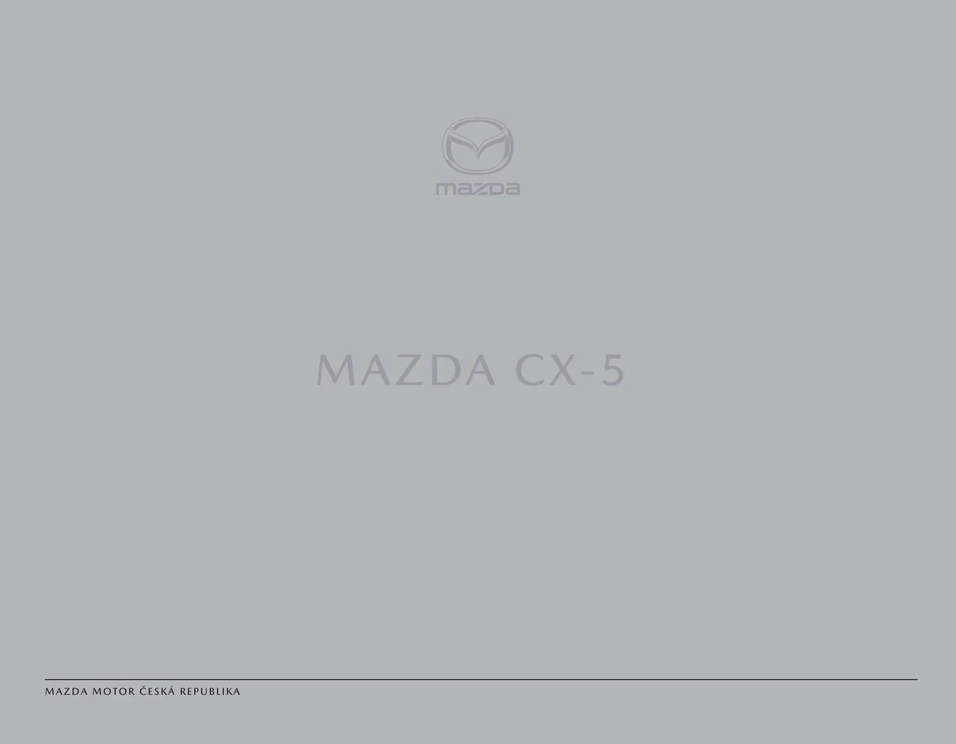 Mazda leták - 1