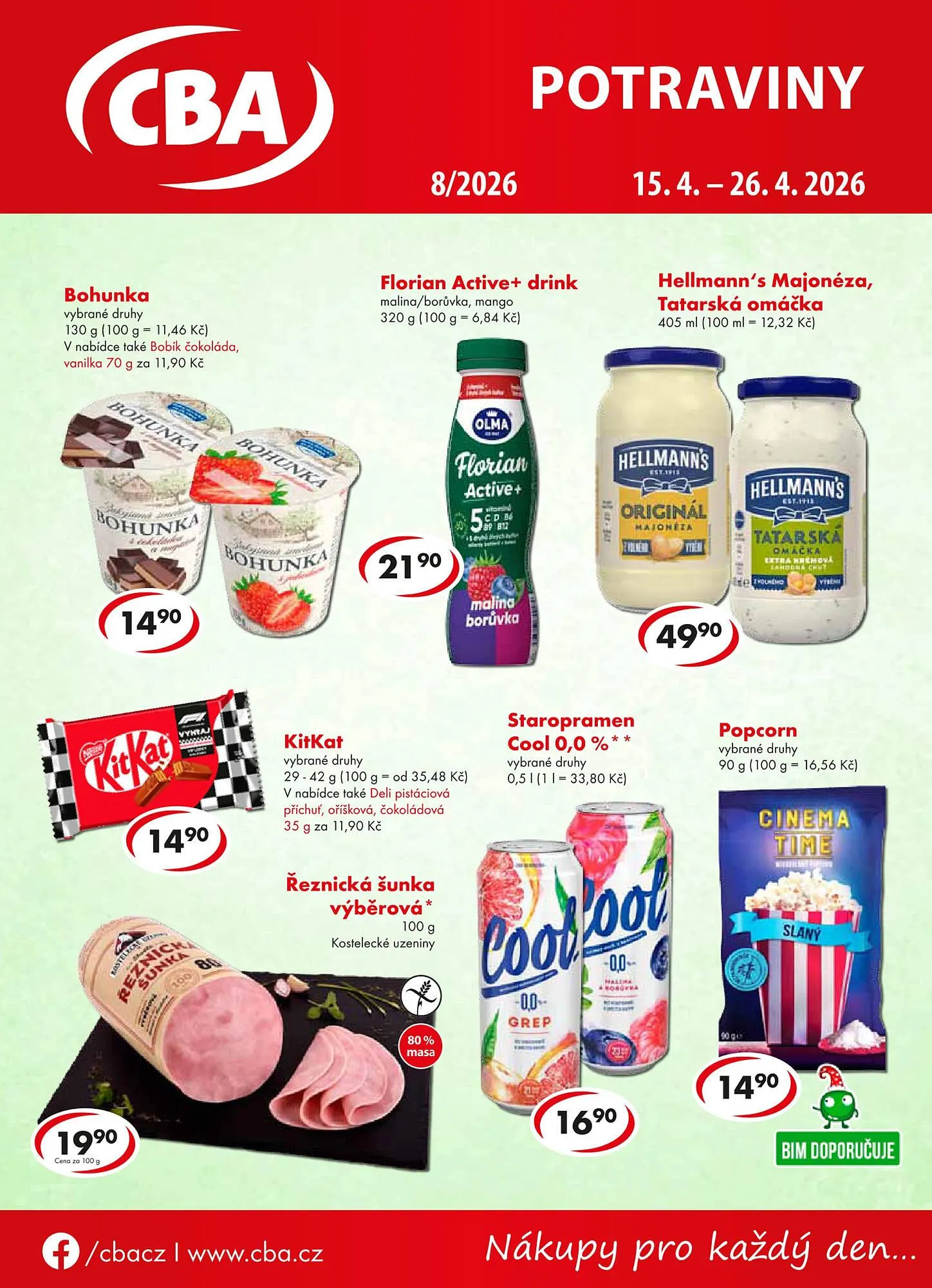 CBA leták - 15. dubna 26. dubna 2026 - Page 1