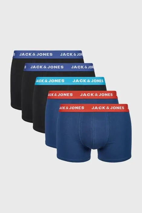 5PACK Boxerky JACK AND JONES Lee - vícebarevná