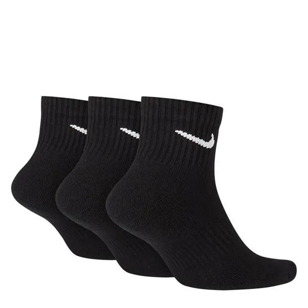 Three Pack Quarter Socks Mens