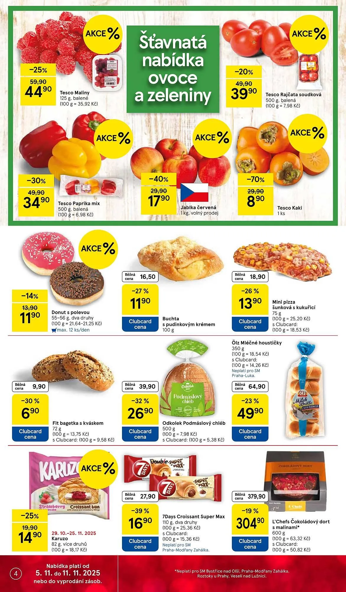Tesco leták - 5. listopadu 11. listopadu 2025 - Page 4