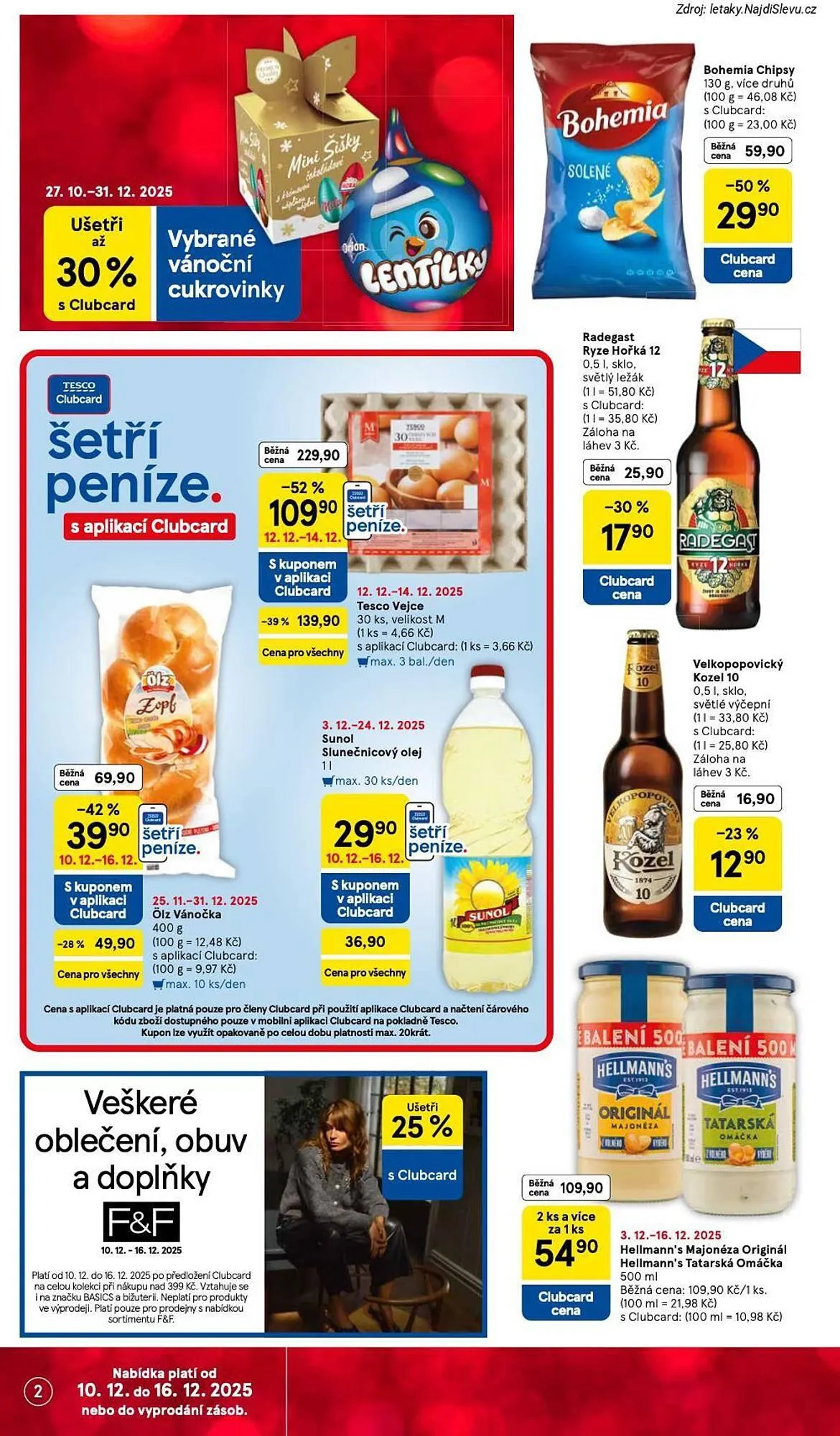 Tesco leták - 10. prosince 16. prosince 2025 - Page 2