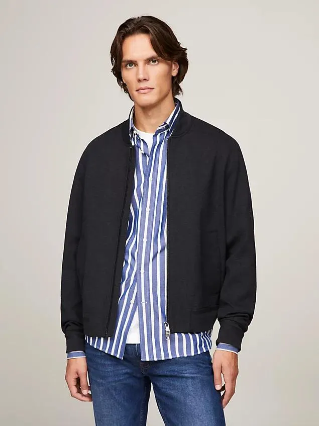 Two-Way Zip Bomber Jacket