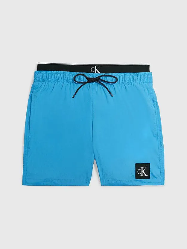 Zwemshort met dubbele tailleband - CK Nylon