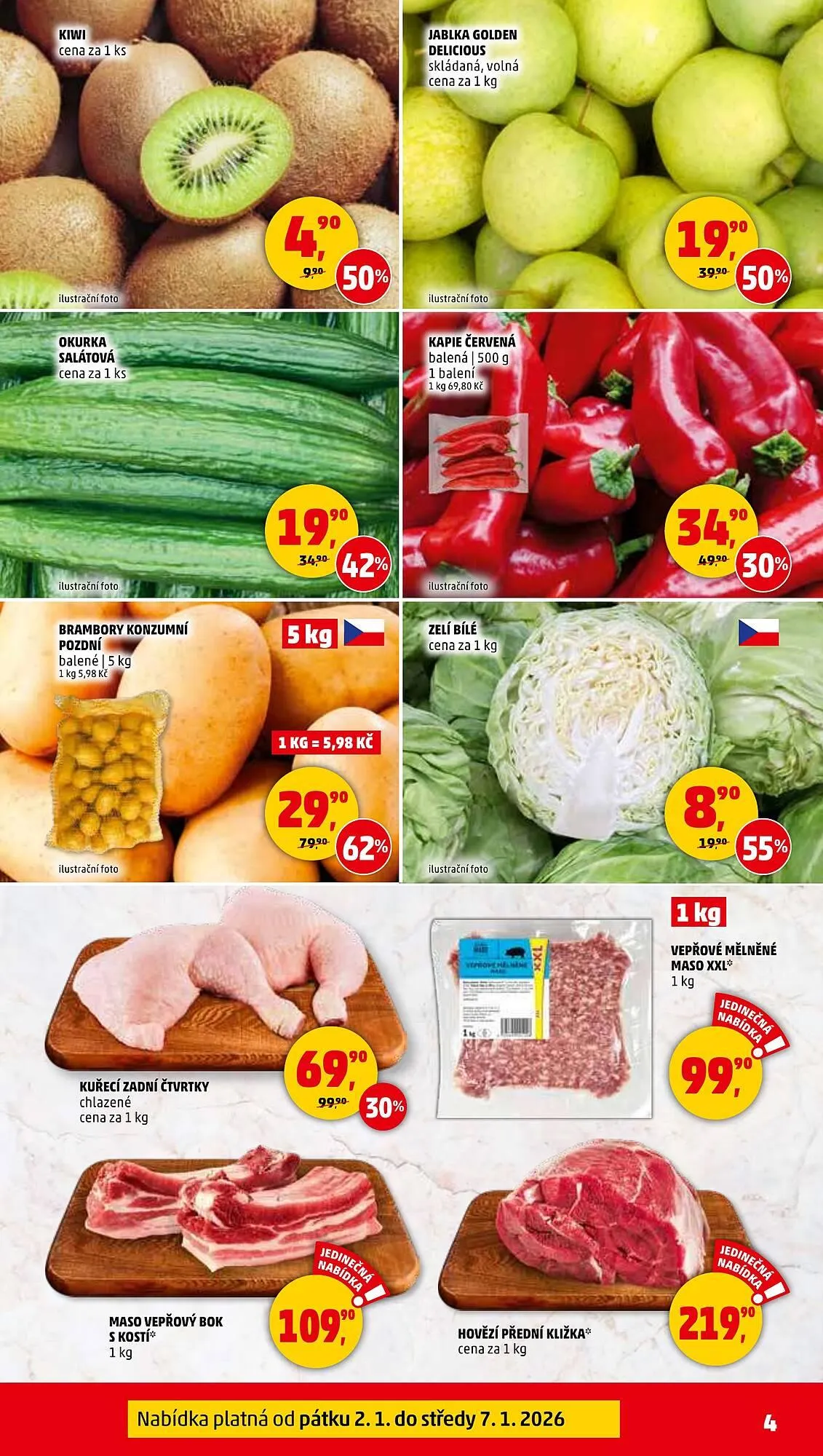 Penny Market leták - 2. ledna 7. ledna 2026 - Page 4