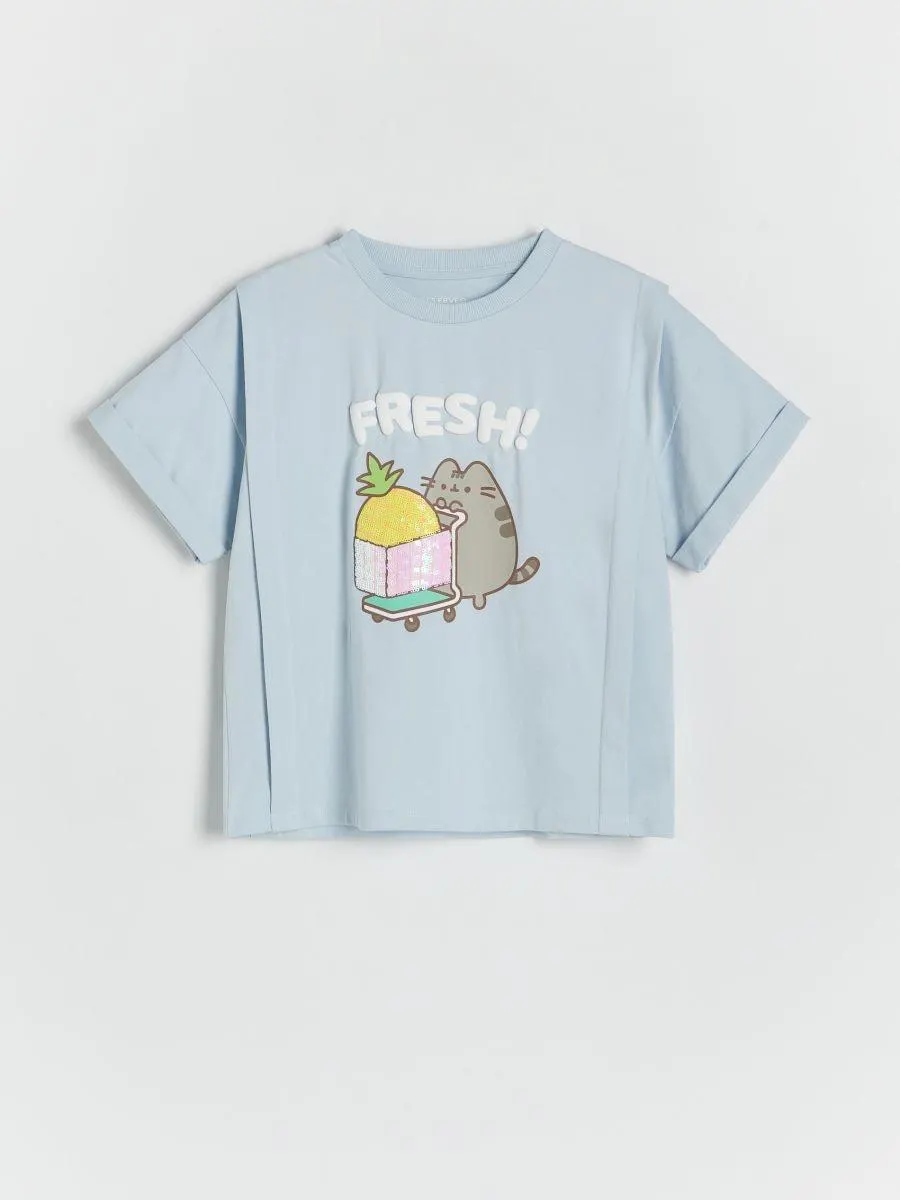 Tričko s aplikací Pusheen