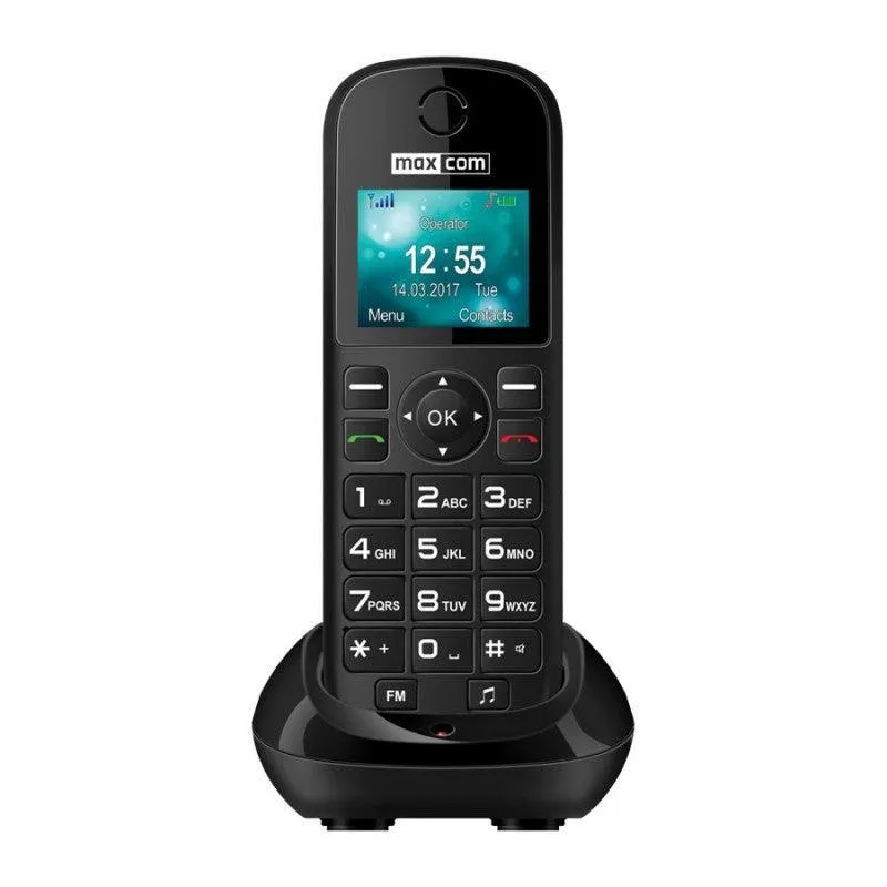 Stolní GSM telefon Maxcom Comfort MM35D, černá