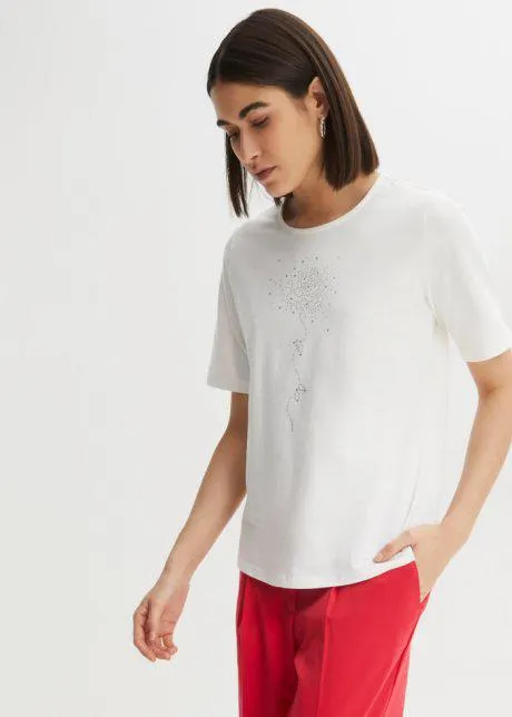 Triko s ozdobnými kamínky