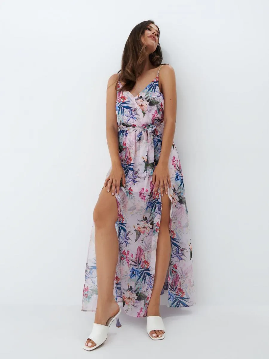 Květované maxi šaty