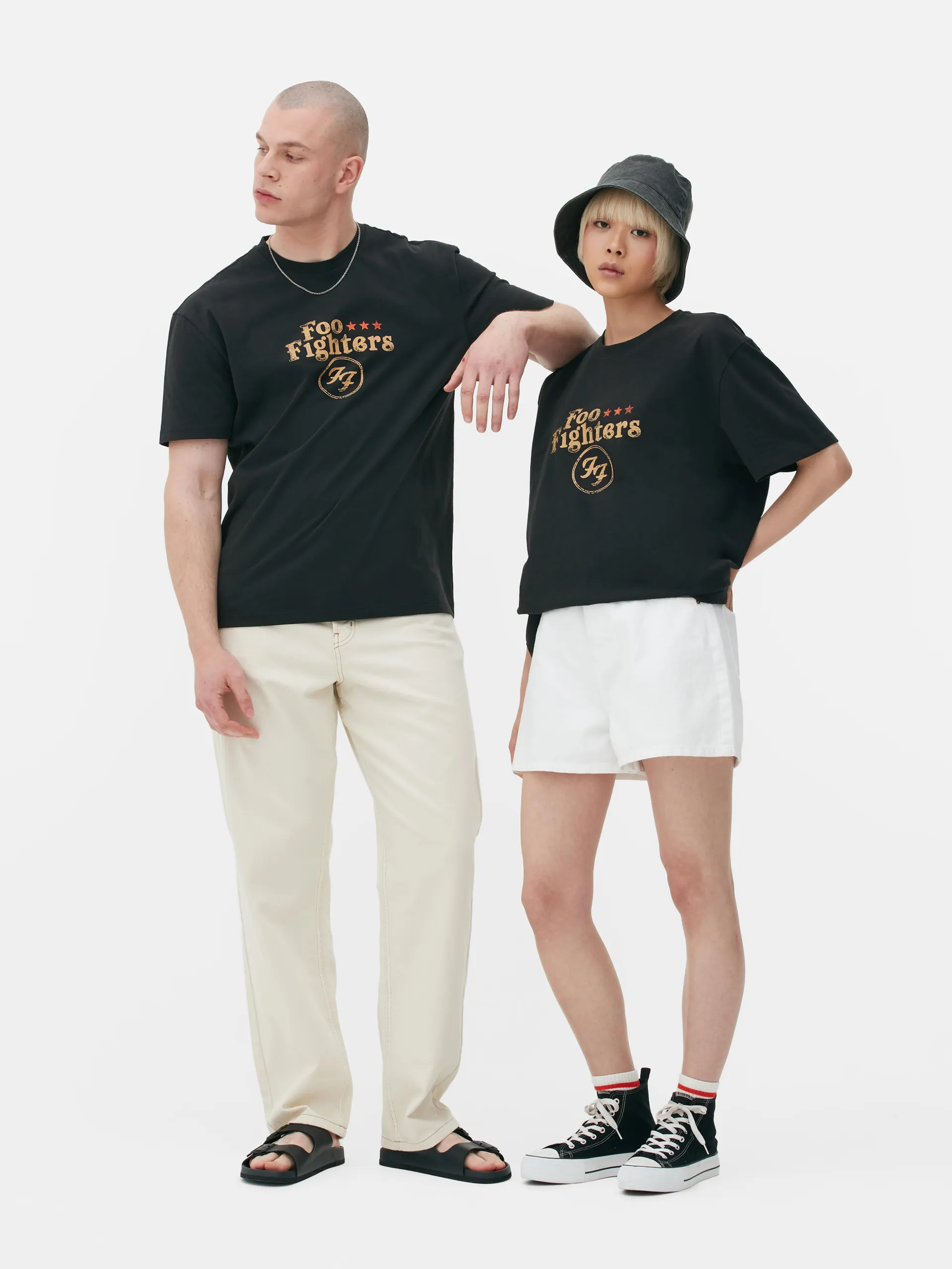 „Foo Fighters“ T-Shirt mit Print