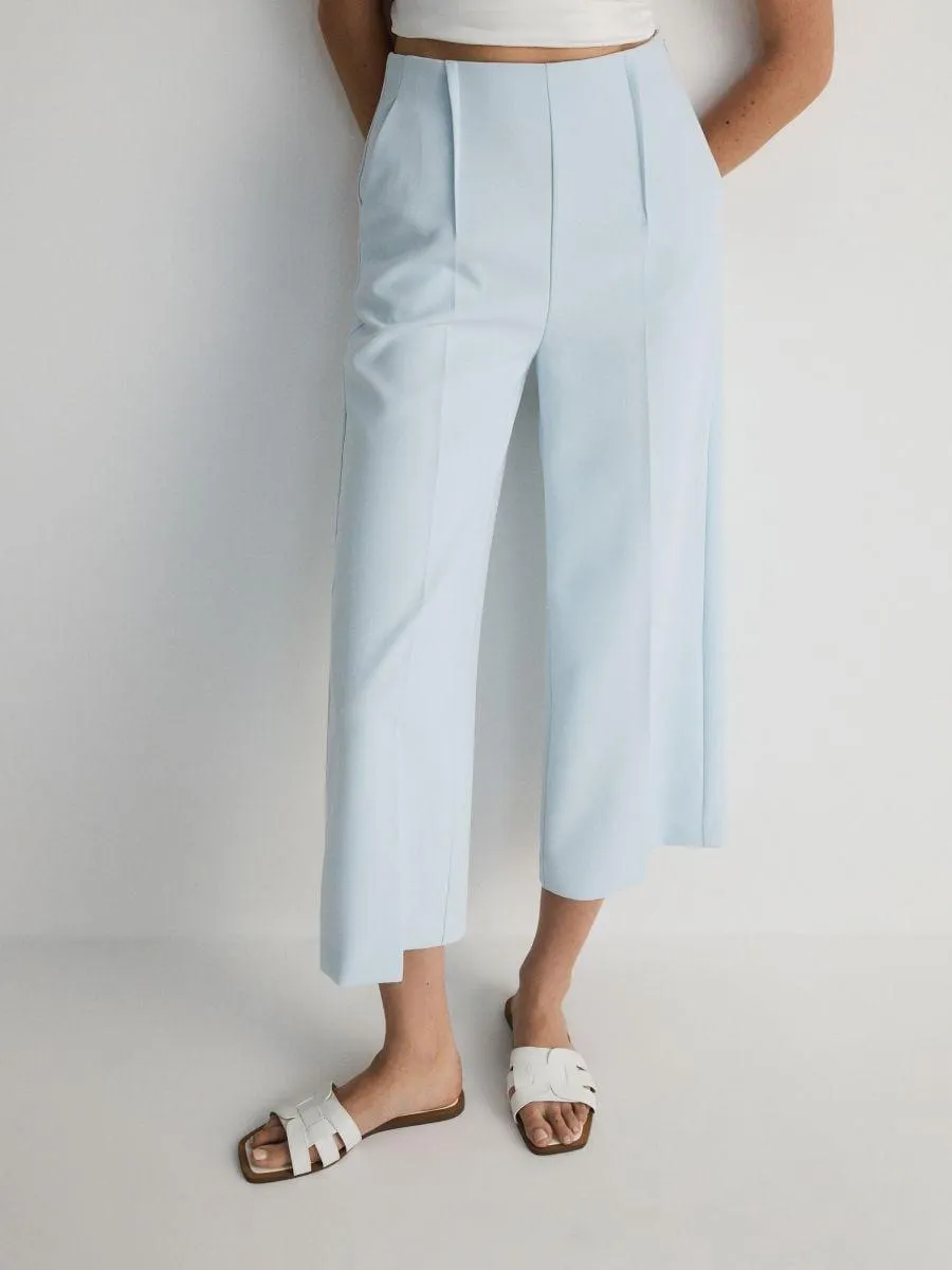 Kalhoty culottes s příměsí viskózy