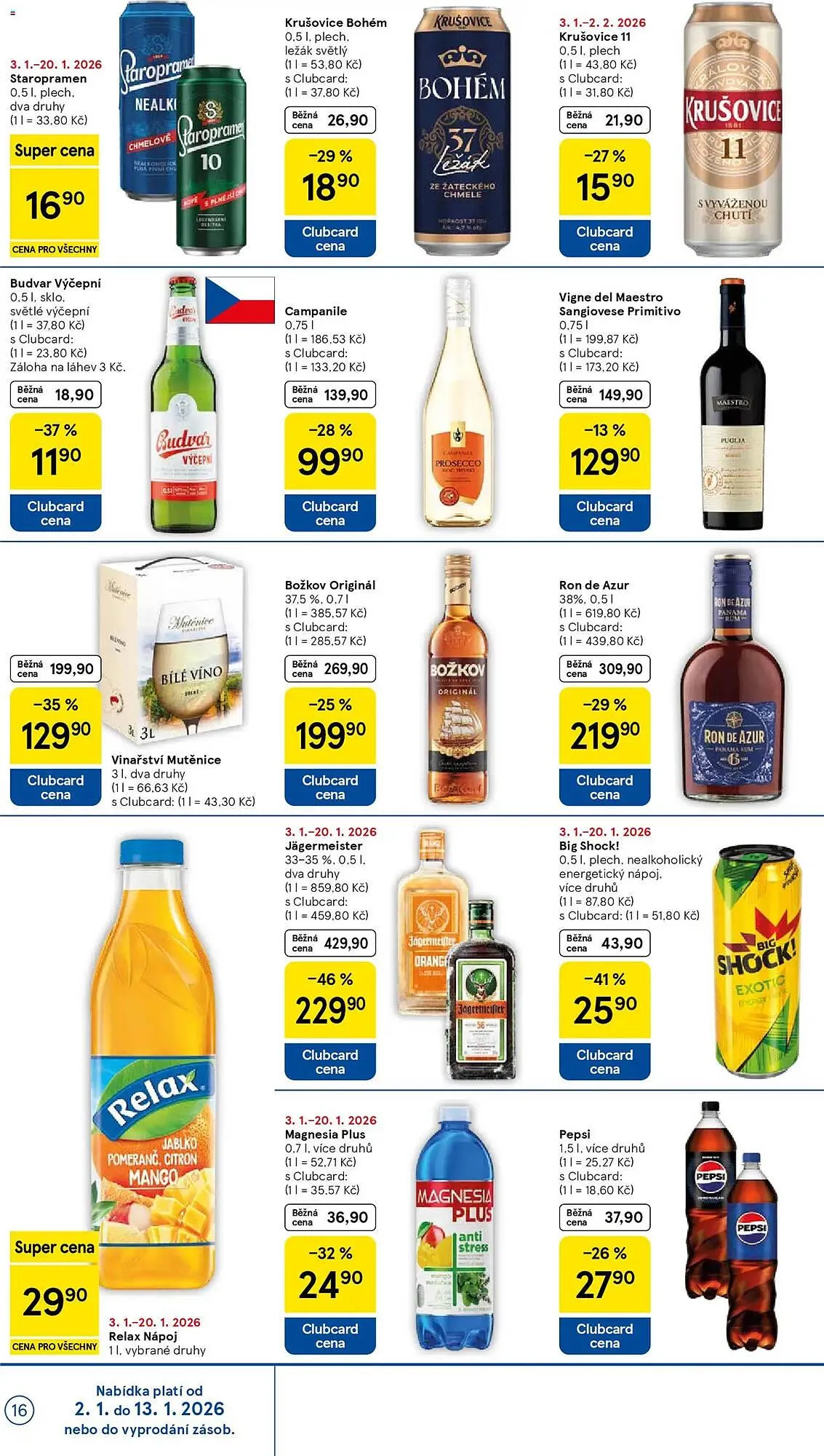 Tesco leták - 2. ledna 6. ledna 2026 - Page 16