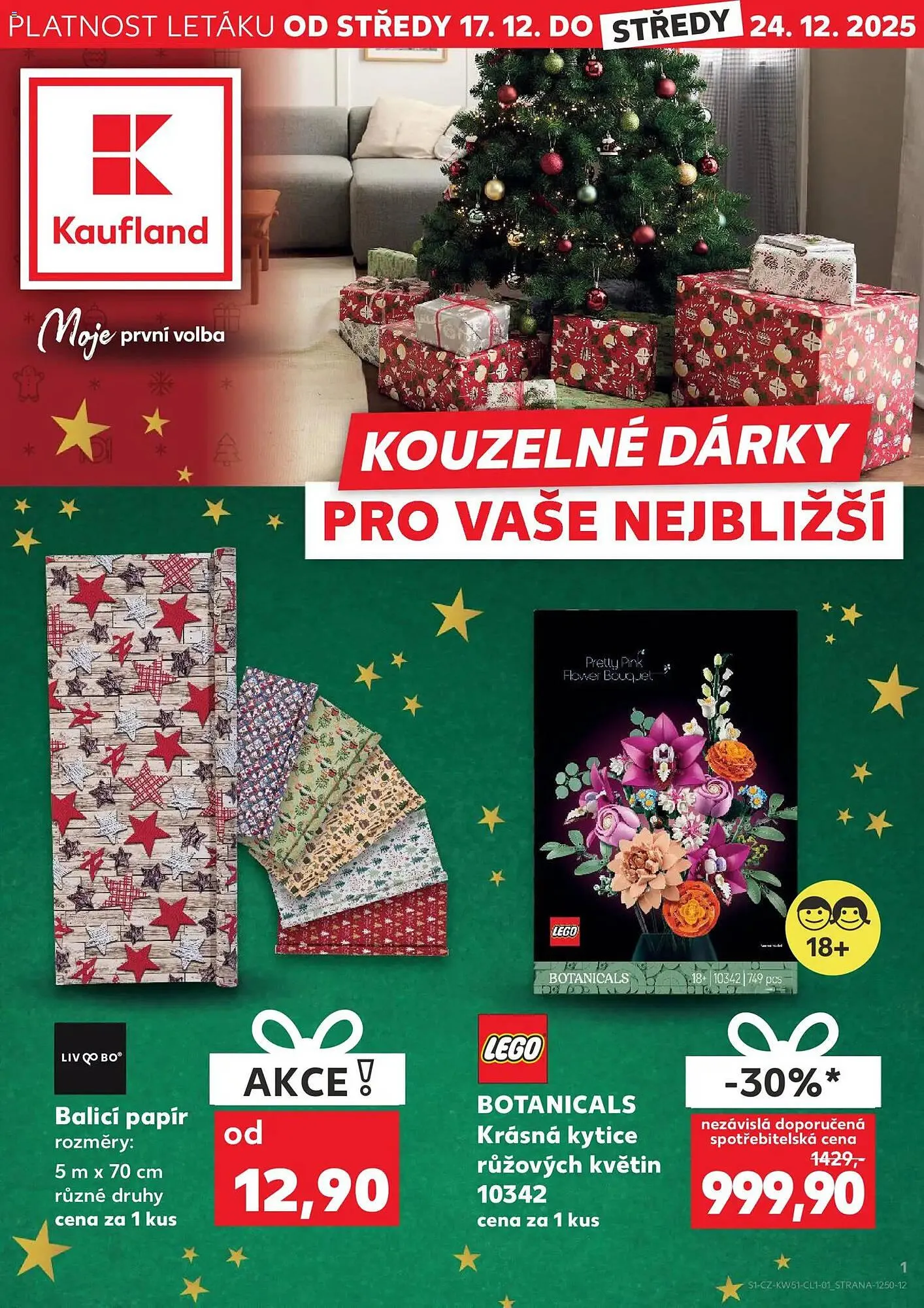 Kaufland leták - 17. prosince 24. prosince 2025 - Page 1
