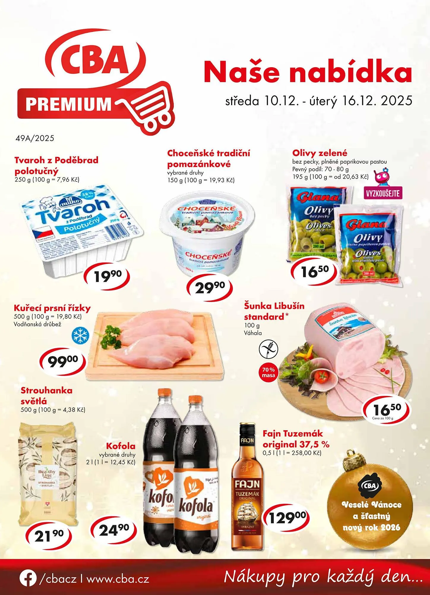 CBA leták - 10. prosince 16. prosince 2025 - Page 1