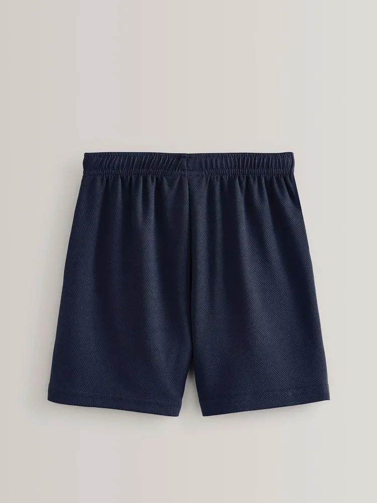 Tmavě modré - Sportovní šortky (3-16 let)