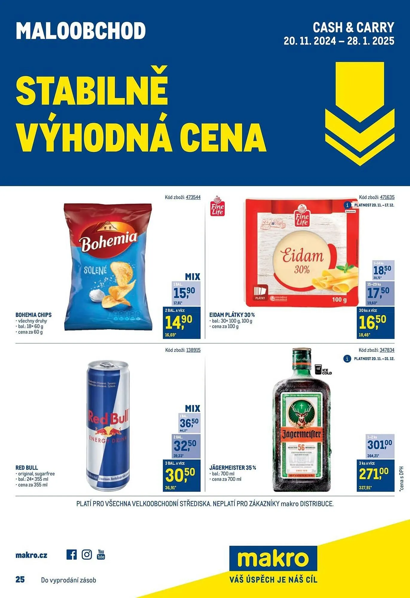 Makro leták - 20. listopadu 28. ledna 2025 - Page 1