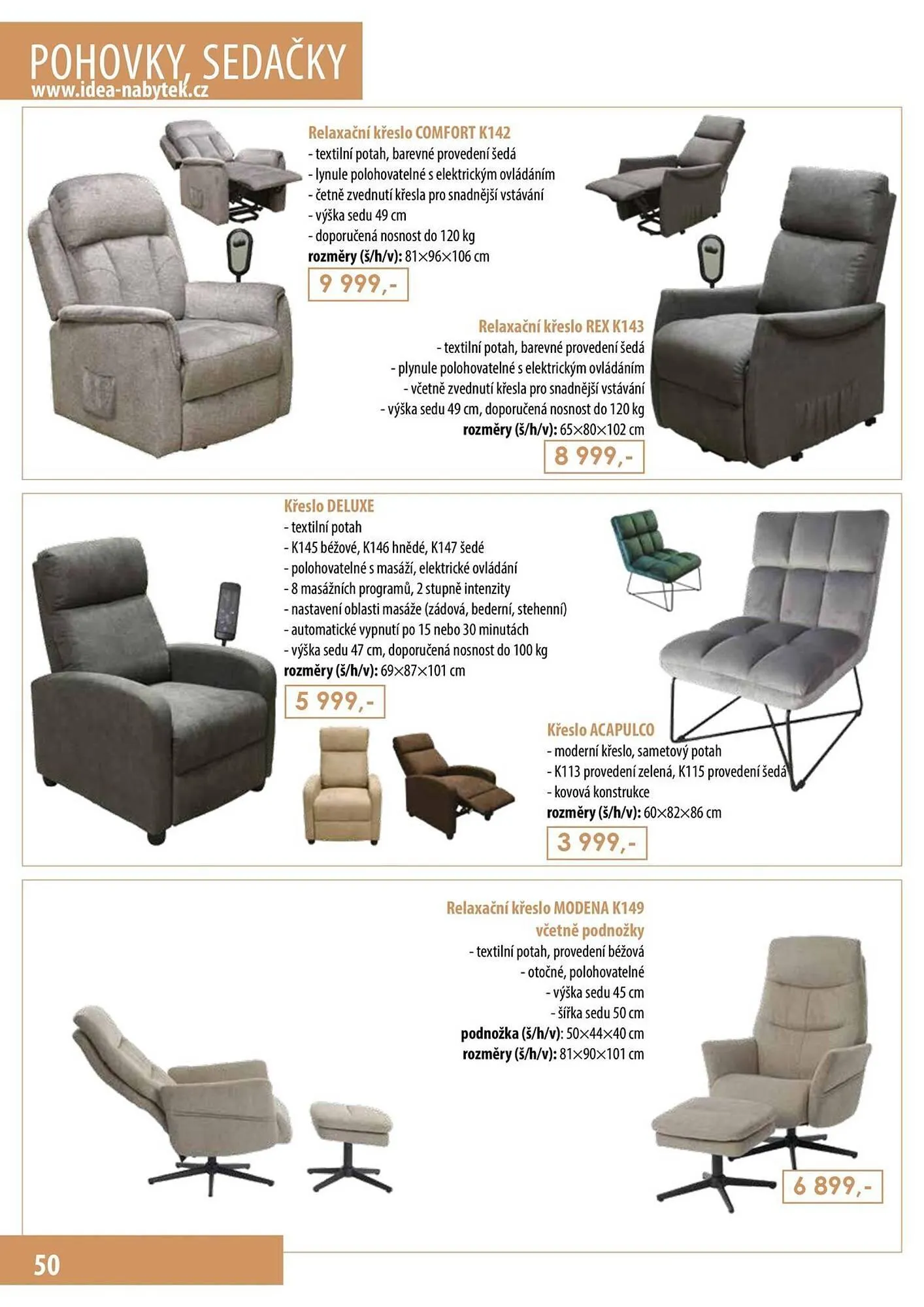 IDEA nábytek leták - 2. prosince 4. února 2026 - Page 50