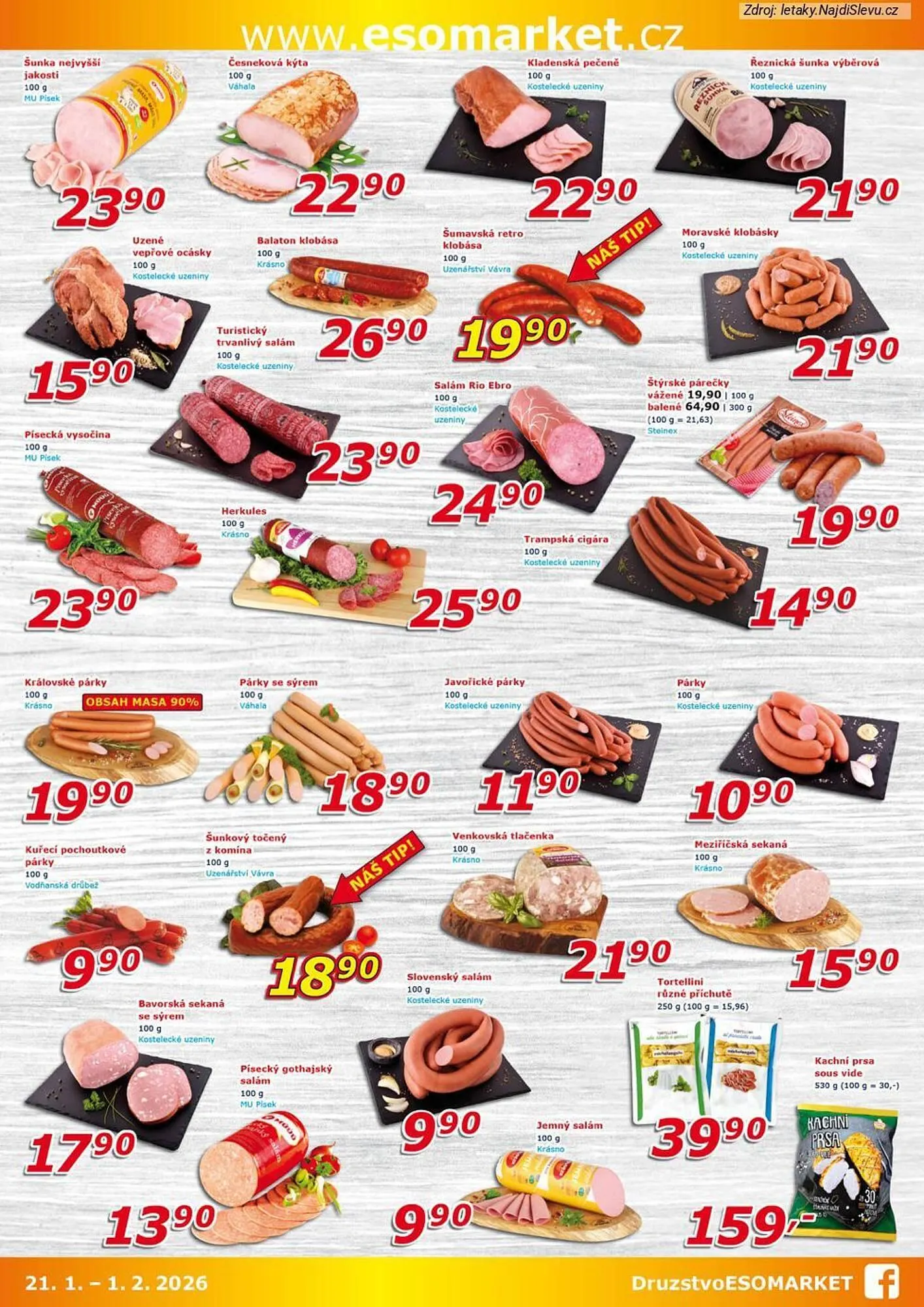 ESO MARKET leták - 21. ledna 1. února 2026 - Page 2