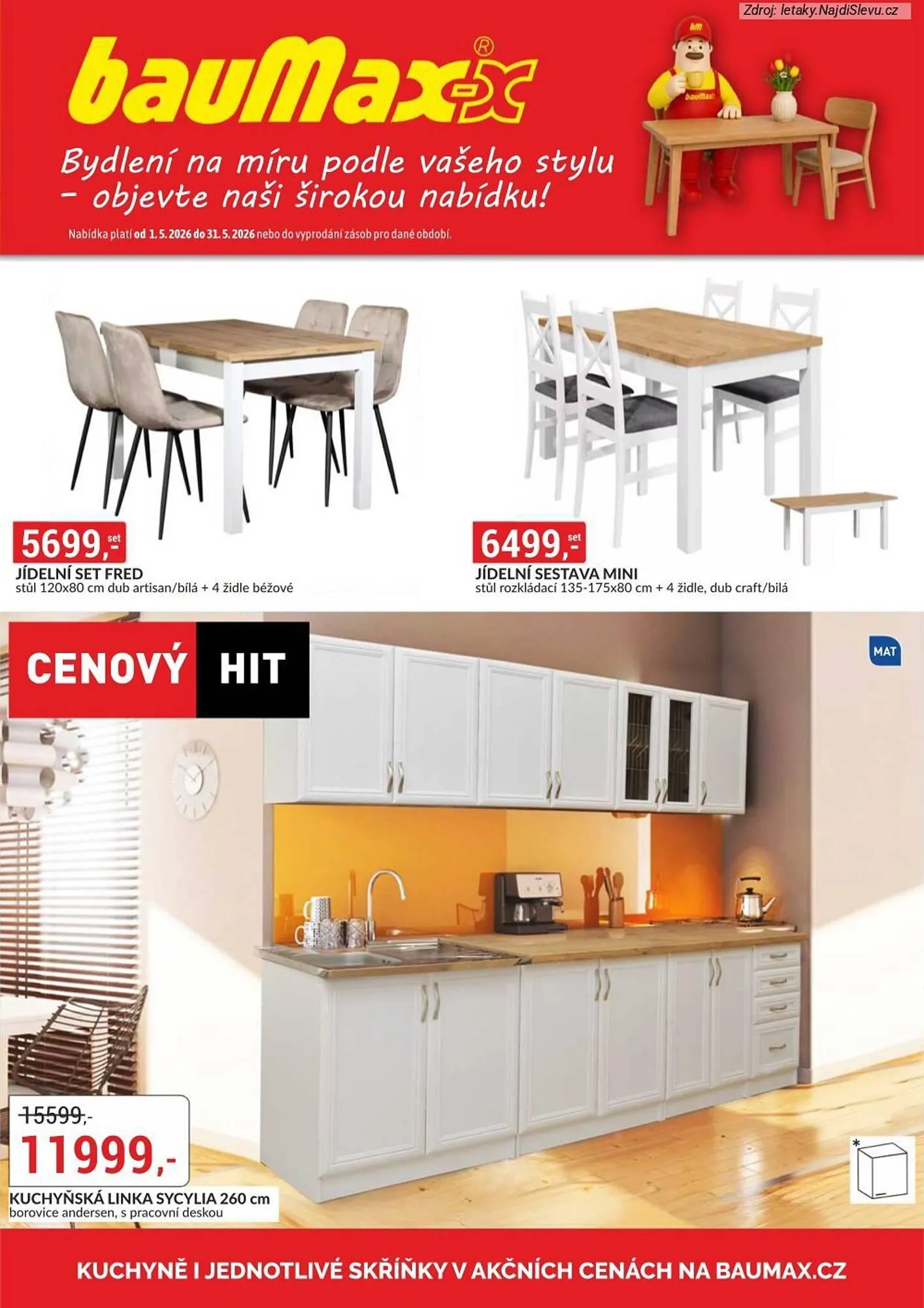 Baumax leták - 1. května 31. května 2026 - Page 1