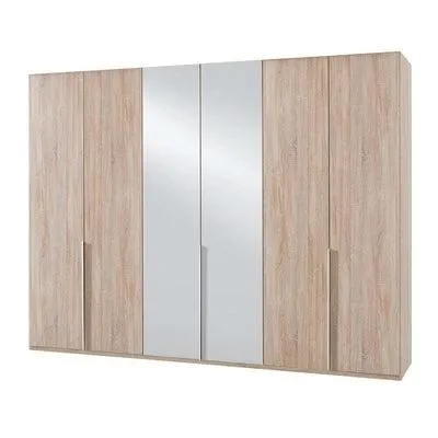 Nástěnná police Primo (dub riviera, bílá)