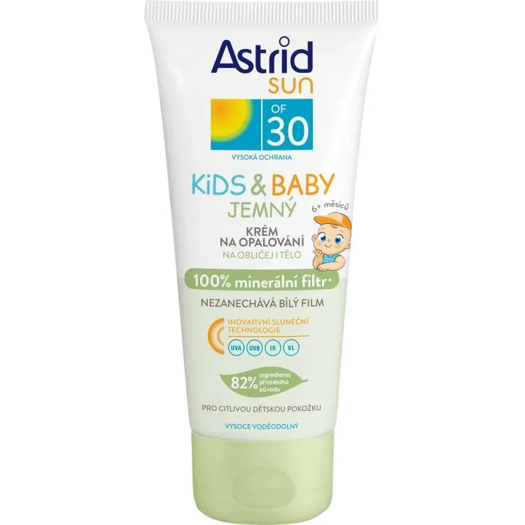 Astrid Sun Kids OF 30 jemný krém na opalování, 100 ml