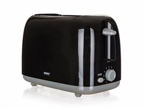 ACTIVER Topinkovač s časovým ovladačem, 650-750W, černo-šedý