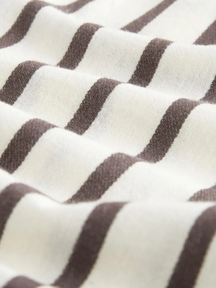 Čokoládově hnědá - Volnější košile na knoflíky se lnem