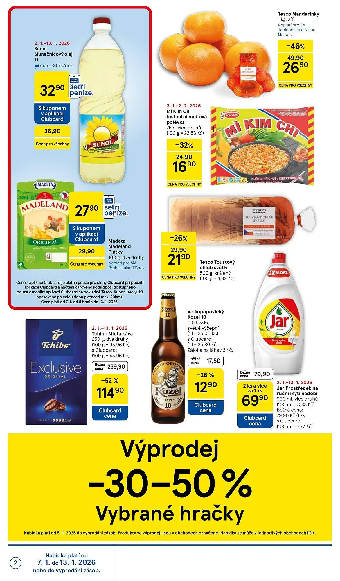 Tesco leták - 7. ledna 13. ledna 2026 - Page 2