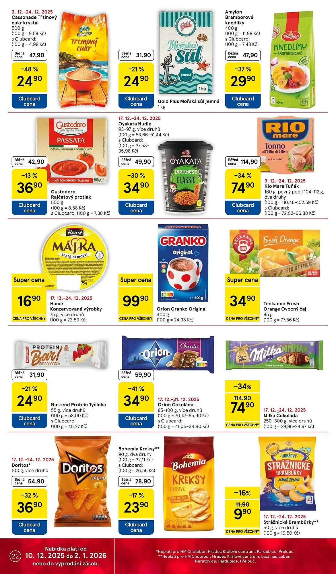 Tesco leták - 17. prosince 24. prosince 2025 - Page 22