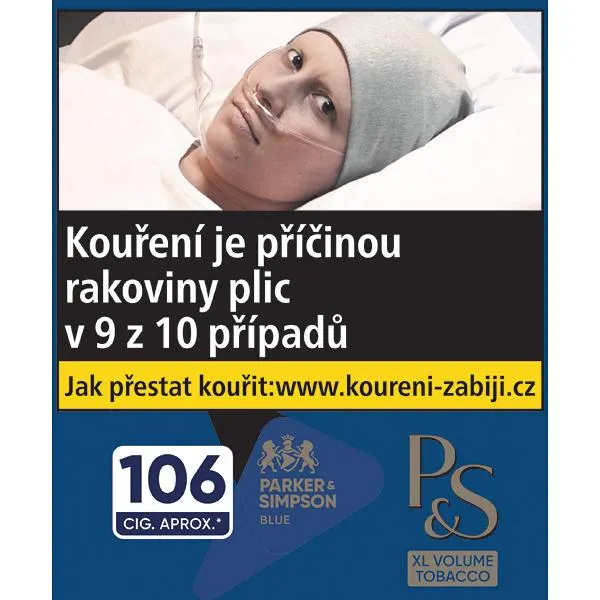 Tabák cigaretový P&S Blue 48g