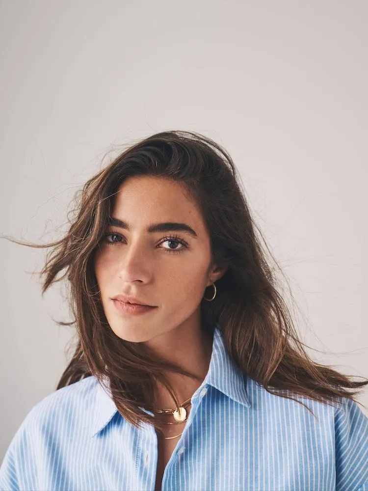 Modrá Bílá Pruhy – pruhované/Bílá - Sada 2 oxfordských košil The Set