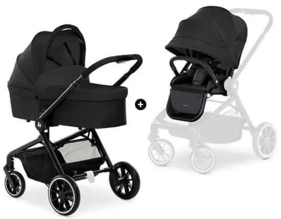 Hauck Move so Simply Set 2022 Black - rozbaleno