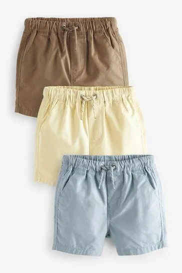Pull On Shorts 3 Pack (3mths-7yrs)