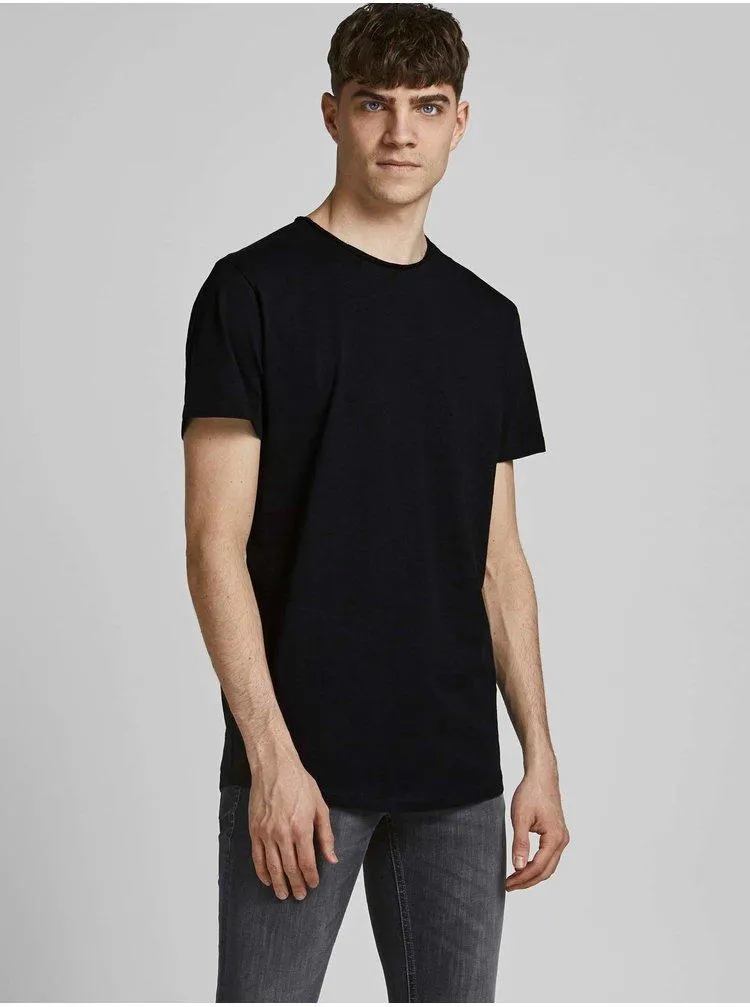 Černé basic tričko Jack & Jones Basher