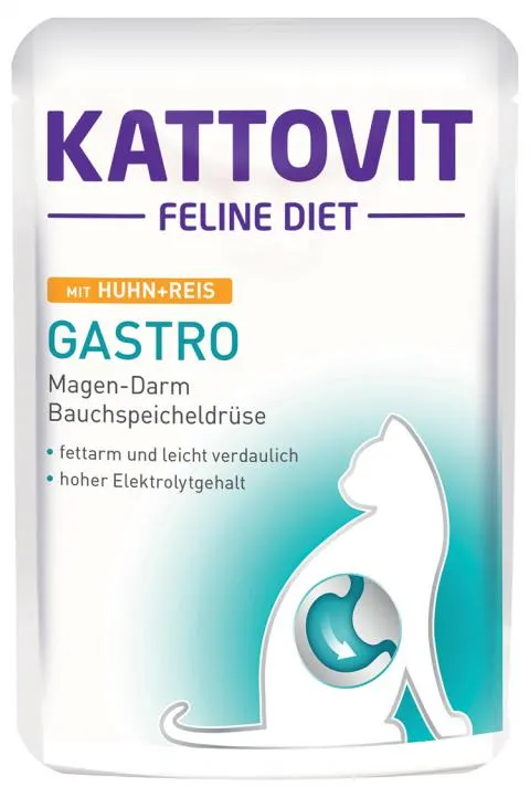 Kapsička Kattovit Gastro kuře/rýže 85g