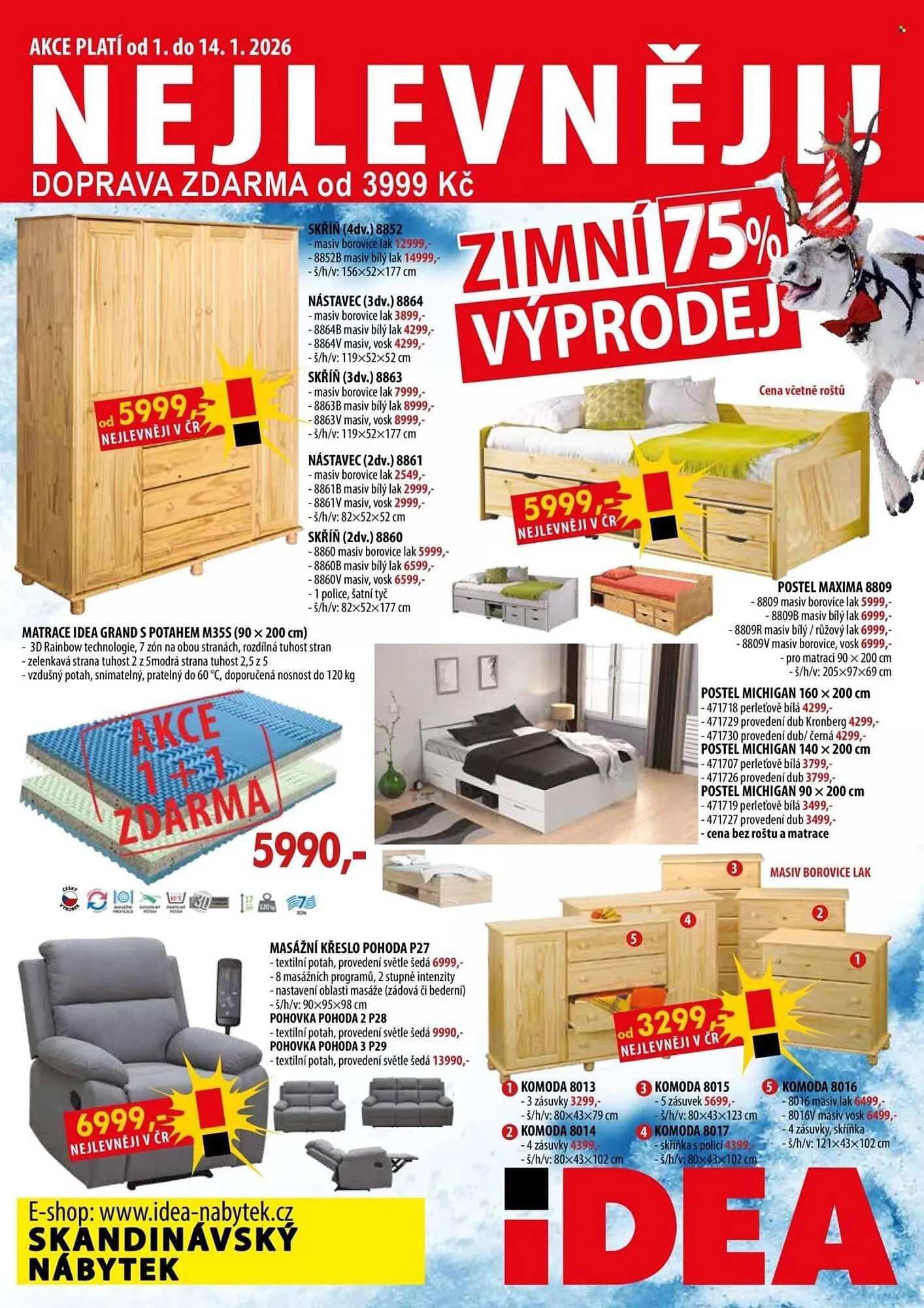 IDEA nábytek leták - 1. ledna 14. ledna 2026 - Page 1